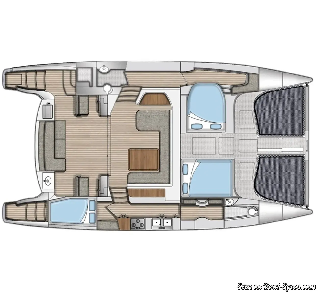 Seawind 1260 layout - variant 1